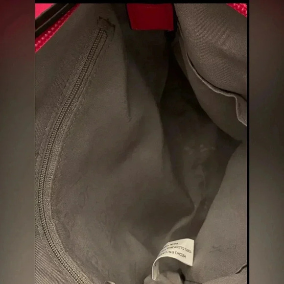 JONES NEW YORK SIGNATURE Pink Bag Crossbody Purse Adjustable Strap Vegan Leather - Picture 8 of 11